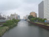 栗原橋から横十間川（南の方角）を望む　（この時は北十間川だと思っていた）